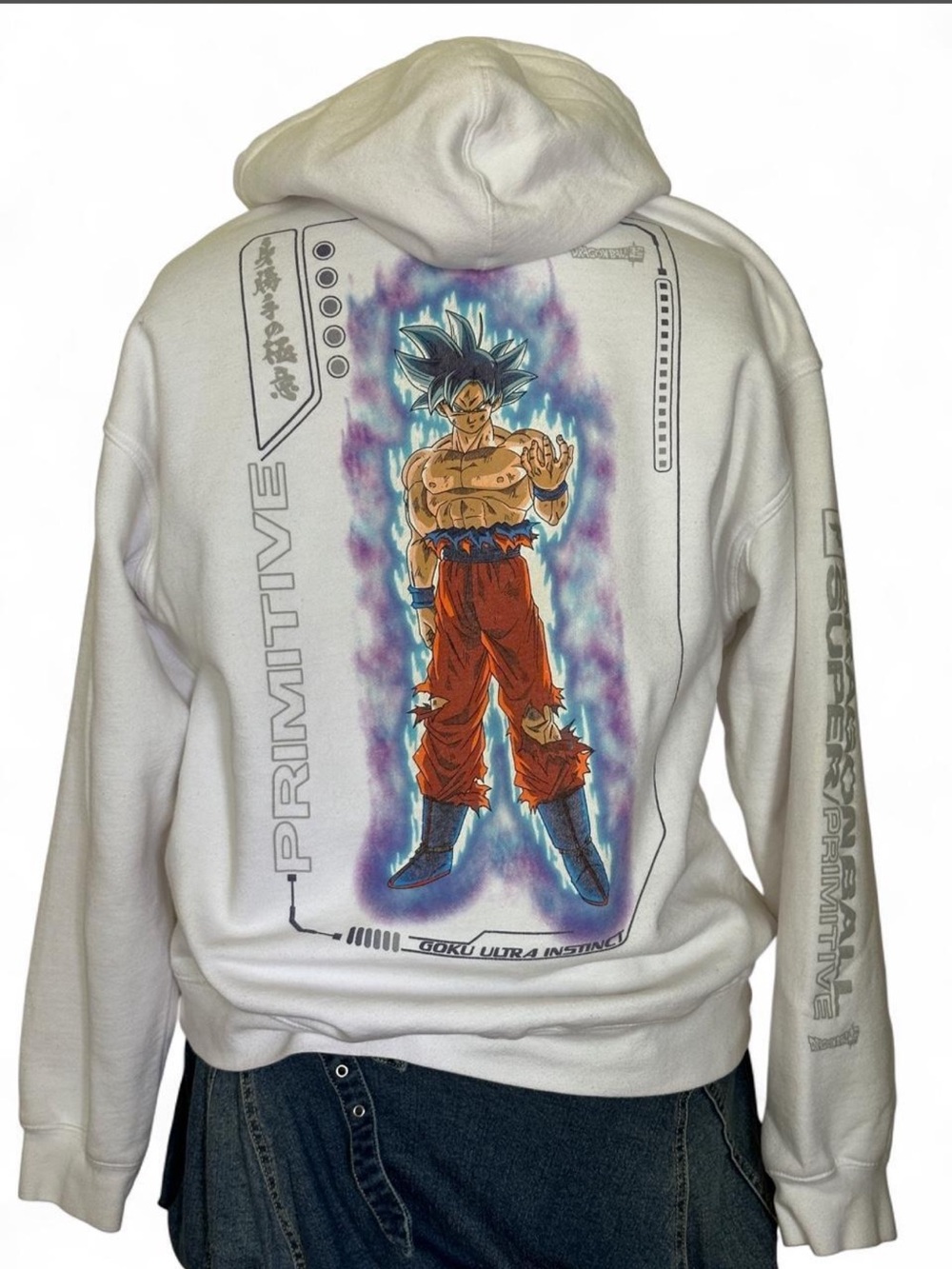 Primitive x Dragon Ball Super Goku Ultra Instinct Hoodie Kids XL